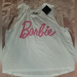 Barbie white tank top